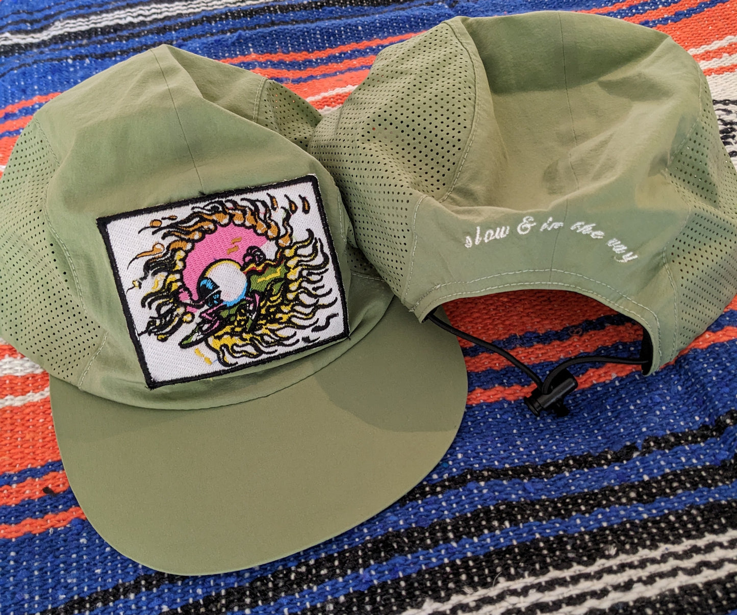 Slow & In The Way Running Hat (Square Logo)